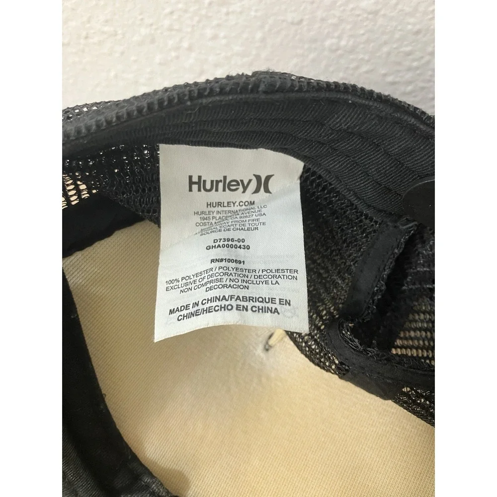HURLEY Hat Destination CALIFORNIA Womens Snapback Trucker‎ Cap Foam Mesh